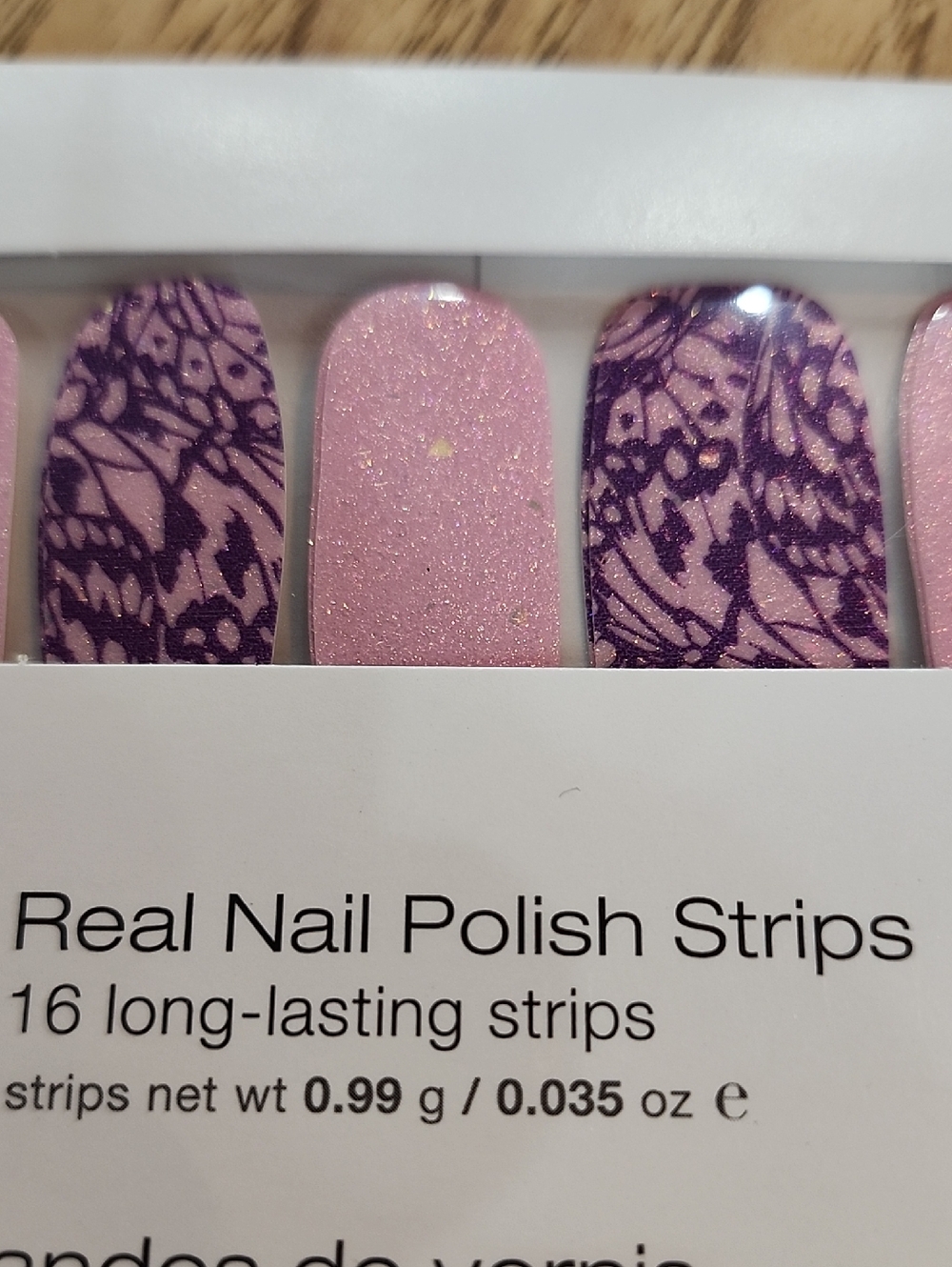 💅B2G1 👉*NWT* COLOR STREET "SPREAD YOUR WINGS" 100% NAIL POLISH STRIPS ~PURPLE